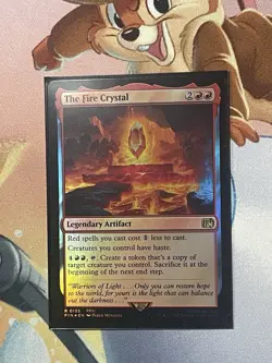 The Fire Crystal Final Fantasy Foil Final Fantasy Magic The Gathering 0135 MTG - Image 1