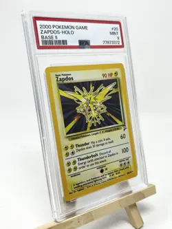 2000 POKEMON BASE SET 2 #20 ZAPDOS-HOLO PSA 9 - Image 3