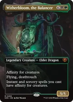 Witherbloom, the Balancer (Borderless) Secrets of Strixhaven Foil MTG 288 - Image 1