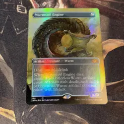Wurmcoil Engine X1 Mtg Double Masters 2020 Nm Borderless Foil - Image 1