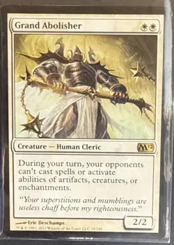 Wizards of the Coast Grand Abolisher Core Set 2012 Rare White Creature Promo - Image 3