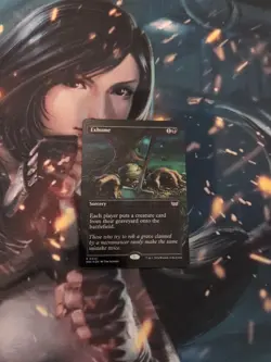 Exhume (Borderless) Commander: Duskmourn: House of Horror Foil - Image 1