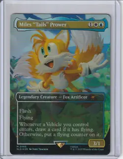 MTG | Miles "Tails" Prower (Rainbow Foil) Sonic Secret Lair Drop - Image 1