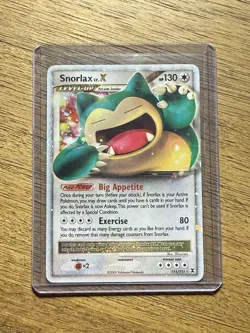 Snorlax LV.X 111/111 Rising Rivals Holo Pokemon TCG - Image 1