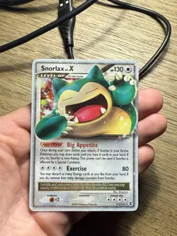 Snorlax LV.X 111/111 Rising Rivals Holo Pokemon TCG - Image 3