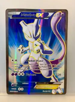 Pokemon Mewtwo EX (157 Full Art) 157/162 Breakthrough Holo - Image 1