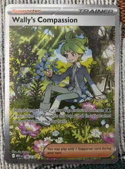 Wally's Compassion 186/132 Special Illustration Rare Pokemon Mega Evolution NM - Image 1