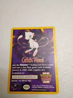 Catch Mew! Pokemon League Promo Card - Image 1