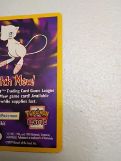 Catch Mew! Pokemon League Promo Card - Image 2