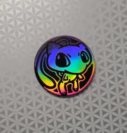 POKEMON TCG Mew card game flipping coin 🩷 🪙 + Sprigatito coin - Image 1