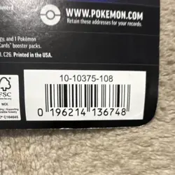Pokemon Mega Evolution Perfect Order Pack 3 Packs Chikorita Promo English - Image 3