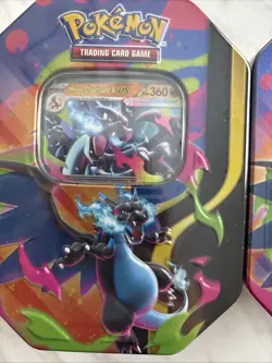 2x Pokemon TCG: Mega Charizard X Ex Tin - Factory Sealed Lot - Image 2