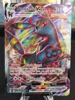 [M] Read! Umbreon VMAX 095/203 SWSH07: Evolving Skies Holo Rare Pokemon TCG - Image 3