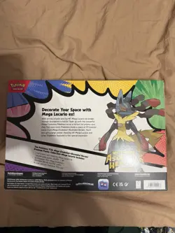 Pokemon TCG Mega Evolution Ascended Heroes Mega Lucario ex Premium Poster Box - Image 3