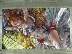 YGOmat Anime Playmat Sword Art Online SAO Yuuki Asuna TCG CCG Mat Card Game Mat - Image 1