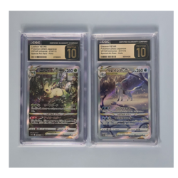 CGC Pristine 10 Pokemon VSTAR Universe Japanese Leafeon 210/172 Glaceon 217/172 - Image 1