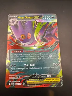 🔥🚀 Pokemon TCG Mega Gengar EX Phantasmal Flames 056/094 - Image 1