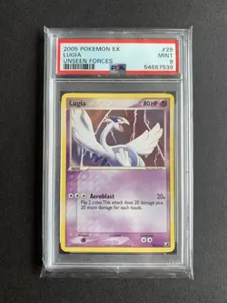 Pokemon Lugia EX 29/115 Regular Non-Holo Rare PSA 9 (54667539) - Image 1