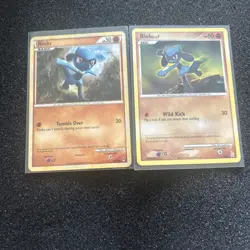 Pokemon TCG Riolu Lot of 2 Vintage - Image 1