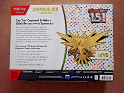 Pokemon 151 Scarlet & Violet Zapdos Ex Collection Box - Image 2