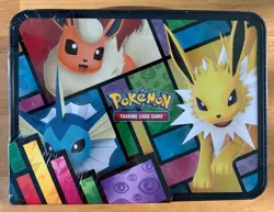 POKEMON EEVEE COLLECTORS CHEST TIN LUNCHBOX NEW AND SEALED - Image 2