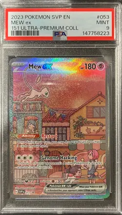 Pokemon 151 Mew EX UPC Promo PSA 9 - Image 1