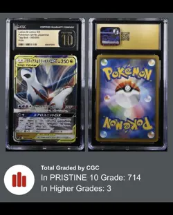 Latias & Latios GX 060/095 Sm9: Tag Bolt Holo Japanese Pokemon CGC Pristine 10! - Image 3