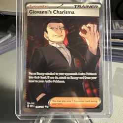 Giovanni's Charisma SR 197/165 Ultra Rare Pokemon Scarlet & Violet 151 - Image 1