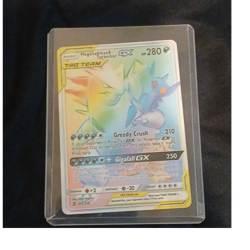 The Pokemon Company Mega Sableye & Tyranitar GX TAG TEAM Secret Rare 245/236 Ho… - Image 1