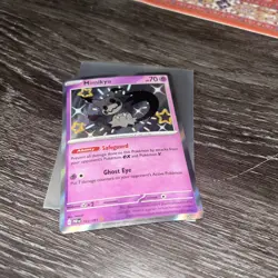 2024 Pokemon Paldean Fates Mimikyu 160/091 Baby Shiny Vault Holo Rare PAF - Image 3