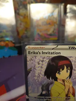 Erika's Invitation 196/165 Ultra Rare SV: Scarlet & Violet 151 Pokemon TCG NM - Image 2