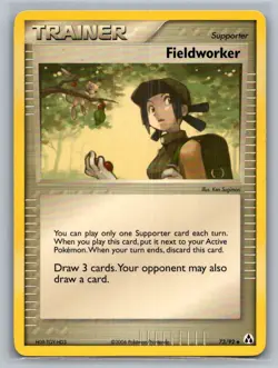 Fieldworker 73/92 Uncommon Legend Maker Pokemon LP/MP - Image 1
