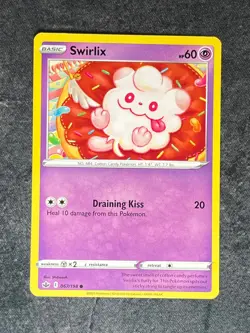 SWIRLIX 067/198 Common CHILLING REIGN Cute Candy Pokemon w/ Sprinkles | NM-LP - Image 1
