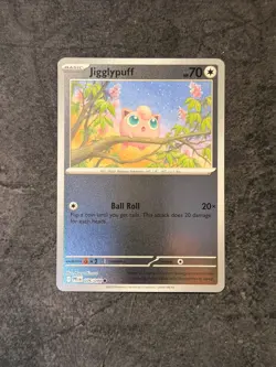 JIGGLYPUFF 076/094 PHANTASMAL FLAMES Cute Pokemon w/ Flowers | REVERSE HOLO | NM - Image 1