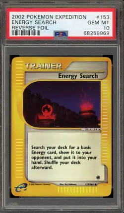 Pokemon Energy Search Expedition Reverse Holo #153 PSA 10 Gem Mint - Image 1