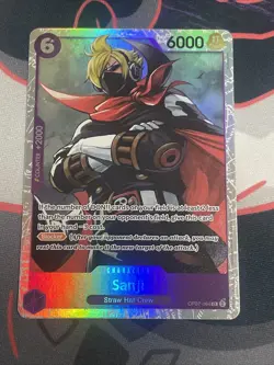 Sanji OP07-064 One Piece 500 Years in the Future Super Rare - Image 1