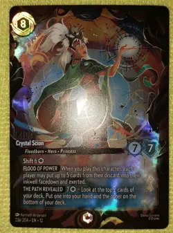 Disney Lorcana Wilds Unknown- Kida - Crystal Scion- Enchanted 236/204 - Image 3