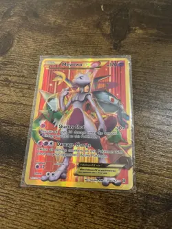 Pokemon Mewtwo EX TCG Full Art Holo Rare Card Breakthrough-Secret 164/162 (NM) - Image 1