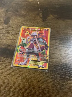 Pokemon Mewtwo EX TCG Full Art Holo Rare Card Breakthrough-Secret 164/162 (NM) - Image 3