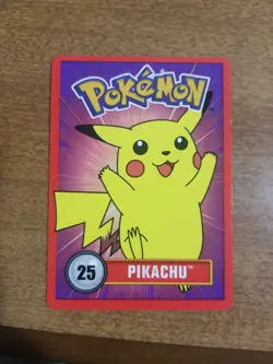 PIKACHU #25 2000 OFFICIAL POKEMON NINTENDO CARD PROMO RARE - Image 1