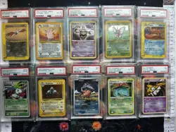 Vintage/Modern Pokemon 18 Graded Card PSA Lot - Image 1