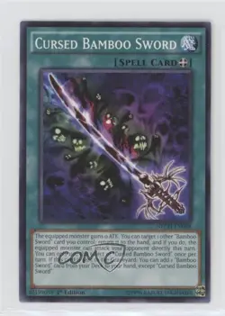 Cursed Bamboo Sword 1st Ed. YuGiOh The New Challangers #NECH-EN0068 - Image 1
