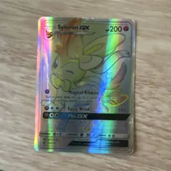 Sylveon GX Secret Rare 158/145 SM-Guardians Rising Holo Full Art 200 HP EN - Image 1