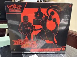 Pokemon Destined Rivals Elite Trainer Box Factory Sealed Brand New - Image 1