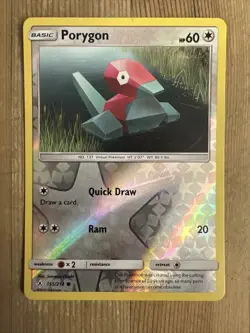 Pokemon TCG Porygon Unbroken Bonds 155/214 Reverse Holo Common NM - Image 1