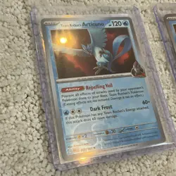 [2] Team Rocket's Articuno Pokemon TCG 051/182 Destined Rivals Reverse Holo - Image 5