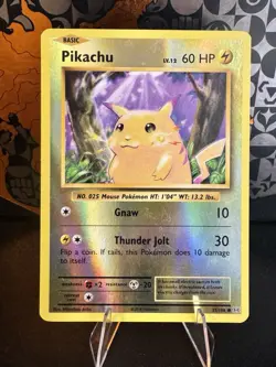 Pokemon Pikachu 35/108 Evolutions Reverse Holo 2016 MP - Image 1