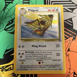 Pidgeot 8/64 Holo Rare Jungle Pokemon Unlimited Holo Free Shipping - Image 1