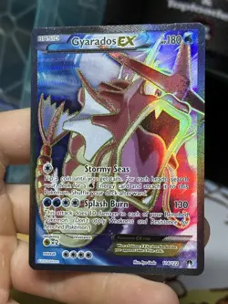 Gyarados EX 114/122 XY Breakpoint 2016 Full Art SHINY Holo Rare Pokemon Card TCG - Image 4