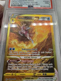 Pokemon TCG Holo Ultra Rare Origin Forme Palkia VSTAR Crown Zenith GG67 Psa 9 - Image 2